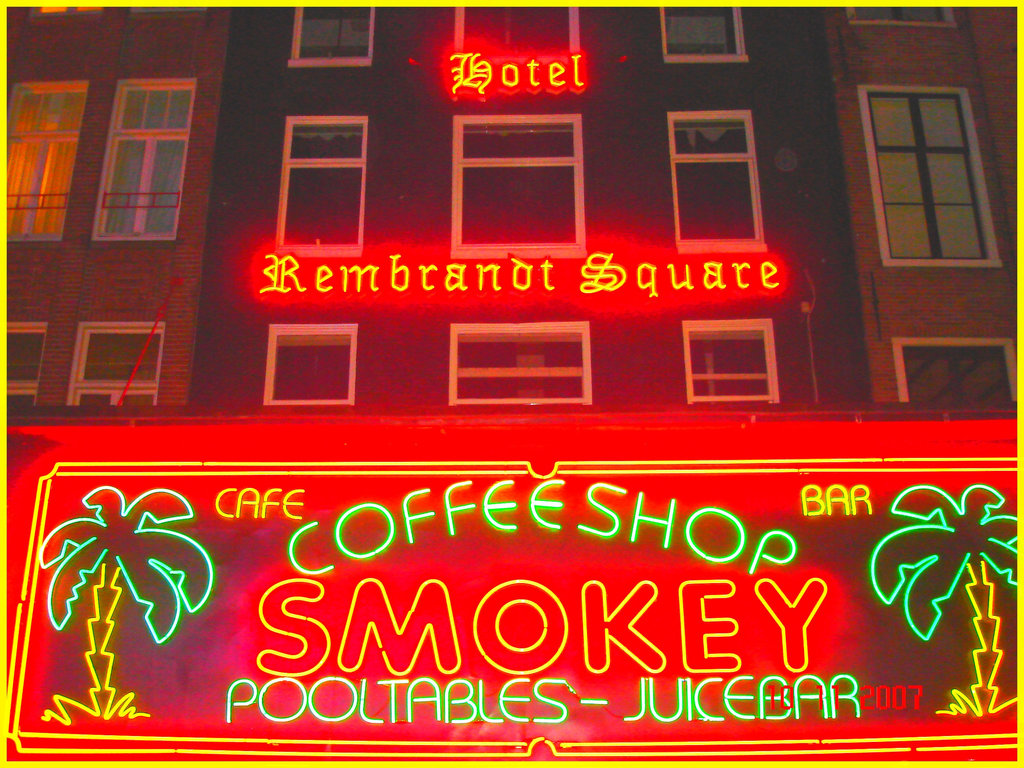 Amsterdam- Hotel Rembrandt Square- Novembre 2007. Photofiltration.