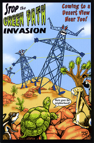 Green Path Invasion postcard