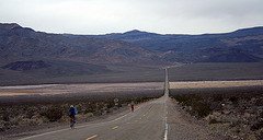 Route 190 - Cyclists Coming Up From Panamint Valley (5072)