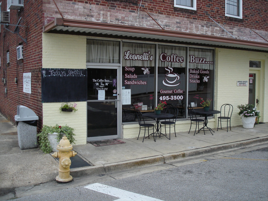 Leonelli's coffee buzz / Hamilton, Alabama. USA - 10 juillet 2010.