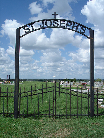 St-Josephs cemetery / Texas. USA - 5 juillet 2010