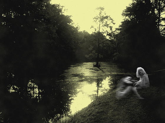 Ghosts on the bayou / Fantômes sur le bayou - Indianola, Mississippi. USA - 9 Juillet 2010