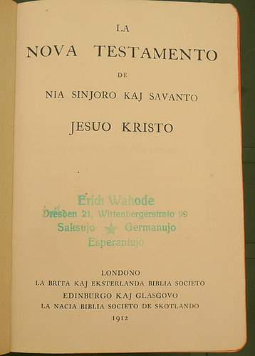 Das Neue Testament - la Nova Testamento von 1912