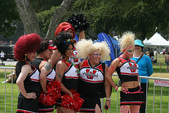 AIDS LifeCycle 2012 Closing Ceremony - Cheerleaders (5139)
