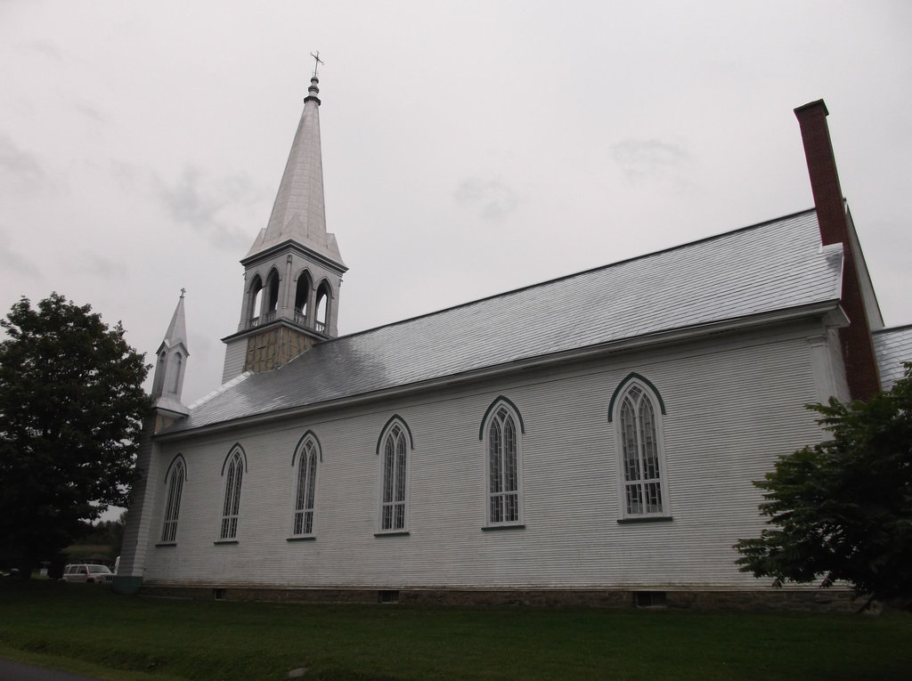 Église en bois de l'Estrie / East townships woody church - 31 août 2012.