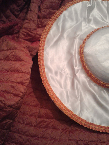 18th c hat  & petticoat