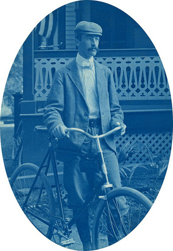 Man with Bicycle