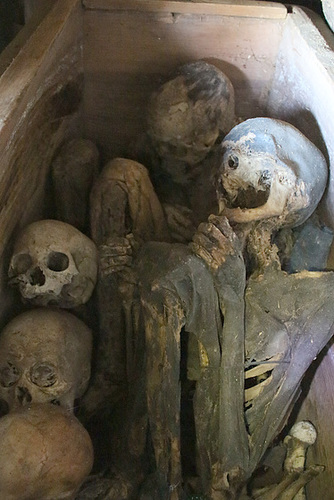 Mummies in Timbac Cave
