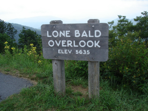 Lone Bald Overlook.