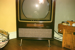 Reflections on a RCA Victor Super Color Television, 1962