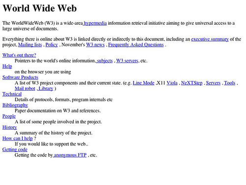 The World Wide Web project (20130430)