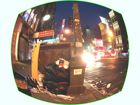 Mcdo- Photofiltre-Sphérisation-lentille- Spherical lens- NYC