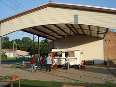 Taqueria la Milpa / Jewett, Texas. USA - 6 juillet 2010.